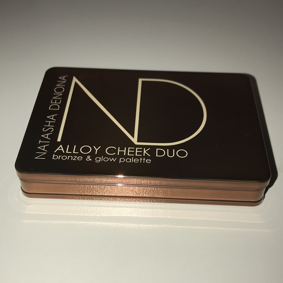 Natasha Denona Alloy Cheek Duo Bronze&Glow Palette - Picture 3 of 8